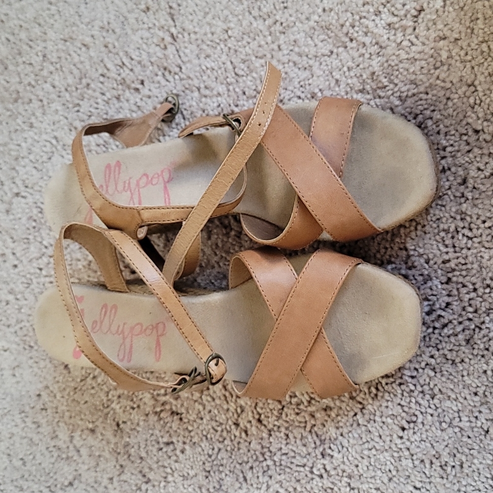 Tan Wedge Heels